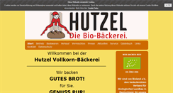 Desktop Screenshot of hutzelbrot.de